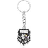Beşiktaş Kartal Lisanslı Metal Anahtarlık - Siyah - Beyaz