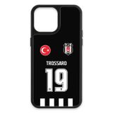 Beşiktaş Leandro Trossard Forma iPhone 13 Pro Max Kılıf (Cam) - Lisanslı Orijinal