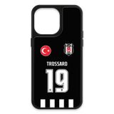 Beşiktaş Leandro Trossard Forma iPhone 14 Pro Max Kılıf (Cam) - Lisanslı Orijinal