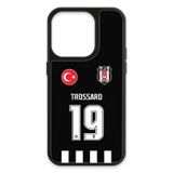 Beşiktaş Leandro Trossard Forma iPhone 15 Pro Kılıf (Cam) - Lisanslı Orijinal