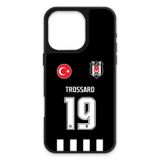 Beşiktaş Leandro Trossard Forma iPhone 16 Pro Max Kılıf (Cam) - Lisanslı Orijinal