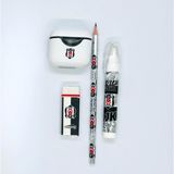 Beşiktaş Lisanslı 4 Parça Kırtasiye Seti | Taraftar Kalemtıraş, Silgi, Kurşun Kalem ve Roket Silgi | Okul ve Günlük Kullanım Için Hediyelik Paket