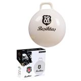 Beşiktaş Lisanslı 6-12 Yaş Çocuklar için 55cm Zıp Zıp Eğlenceli Zıplama Egzersiz Aktivite Topu Pompa Hediyeli