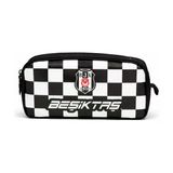 Beşiktaş Lisanslı Çift Bölmeli Dama Desenli Kalemlik 26352