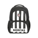 Beşiktaş Lisanslı Çubuklu Okul Çantası Sırt Çantası Kod:25339 Orijinal Çok Renkli