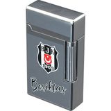 Beşiktaş Lisanslı Delicili Jet Taraftar Çakmak DP-02 - Gümüş