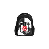 Beşiktaş Lisanslı İki Bölmeli Siyah Beyaz Sırt Çantası, 30x40x16 cm, Unisex