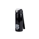 Beşiktaş Lisanslı Logolu Pipetli Çelik Matara 600ML
