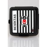 Beşiktaş Lisanslı Plastik Beslenme Kabı/kutusu (Çizgili) - Siyah - Beyaz - Çizgili Beşiktaş