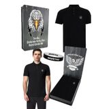 Beşiktaş Lisansli Siyah Polo T-Shirt Uv Kutu Ve Bileklik Hediyeli