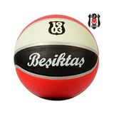 Beşiktaş Lisanslı Twn Top No - 7 Siyah Basketbol Topu Renkli Tasarım ve Yüksek Performans - 7 Numara