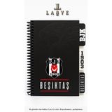 Beşiktaş LİSANSLI YENİ SEZON SPİRALLİ PLANLAYICI BLOKNOT AYRACLI KARTON KAPAK