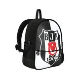 Beşiktaş Me Çanta Anaokul Sırt Çantası Beşiktaş Bjk 1903 Logo Desenli Suni Deri 25361