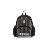 Beşiktaş Me Çanta Anaokul Sırt Çantası Beşiktaş İnce Çubuk Desenli Suni Deri 25353
