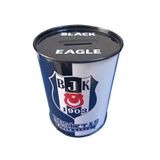 Besiktas Metal Kumbara Orta Boy Orjinal Lisansli 1 Adet Bjk Kumbara Taraftar Kumbara Kara Kartal 12X9 Cm