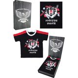 Beşiktaş Orijinal Bebek T-Shirt Hediyelik Ahşap Kutulu - 0 - 3 Ay - Siyah