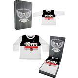 Beşiktaş Orijinal Bebek T-Shirt Hediyelik Ahşap Kutulu - 3 - 6 Ay - Beyaz