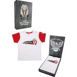 Beşiktaş Orijinal Beyaz Bebek T-Shirt Hediyelik Ahşap Kutulu - Kırmızı - 6 - 9 Ay