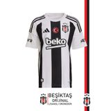 Beşiktaş Orijinal Lisanslı 24-25 Çubuklu Siyah-Beyaz Forma
