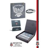 Beşiktaş Orijinal Lisanslı 2'li Silikon Çocuk Bileklik Hediyelik Ahşap Kutulu