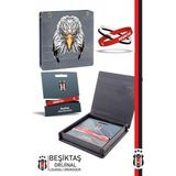 Beşiktaş Orijinal Lisanslı 3'lü BJK Silikon Çocuk Bileklik Kartal Baskılı Hediyelik Ahşap Kutulu