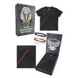Beşiktaş Orijinal Lisanslı Antrasit Siyah Çocuk T-shirt + Bileklik Set Hediyelik Ahşap Kutulu