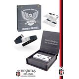 Beşiktaş Orijinal Lisanslı Fashion Ayarlanabilir Bileklik Kişiye Özel Ahşap Kutulu