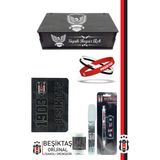 Beşiktaş Orijinal Lisanslı Kalem Bileklik Bloknot Hediyelik Set - Siyah - Beyaz