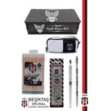 Beşiktaş Orijinal Lisanslı Kalem Kalemtraş Bloknot Silgi Hediyelik Set