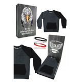 Beşiktaş Orijinal Lisanslı Kartal Baskılı Çocuk Sweat + Bileklik Set Hediyelik Ahşap Kutulu