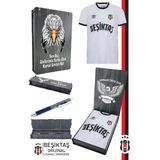 Beşiktaş Orijinal Lisanslı Nostalji Beyaz Forma + Tükenmez Hybrit Kalem Set Hediyelik Ah