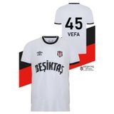Beşiktaş Orijinal Lisanslı Nostalji Beyaz Kişiye Özel Forma
