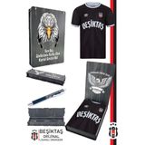 Beşiktaş Orijinal Lisanslı Nostalji Siyah Çocuk Forma + Tükenmez Hybrit Kalem Set Hediyelik Set