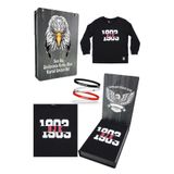 Beşiktaş Orijinal Lisanslı Siyah Çocuk Sweat + Bileklik Set Hediyelik Ahşap Kutulu