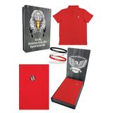 Besiktas Orijinal Polo Yaka Cocuk T-Shirt + Bileklik Set Hediyelik Ahsap Kutulu