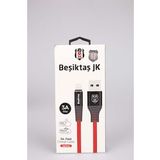 BEŞİKTAŞ ORJINAL LİSANSLI IPHONE Data+Sarj Kablosu KBL-1903 3A Lightning Usb 1m(5x8)*40