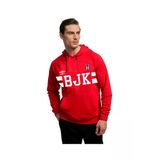 Beşiktaş Orjinal Lisanslı Kırmızı Kapüşonlu Sweatshirt