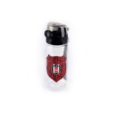 Beşiktaş Plastik Matara 500 ml, Siyah Kırmızı, Sızdırmaz Kapak, Emniyet Kilit