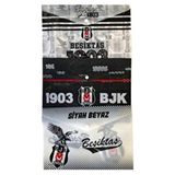 Beşiktaş Taraftar Çıtçıtlı Zarf Dosya 3 Adet Siyah Beyaz Renkli 1903 Desenli