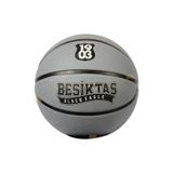Beşiktaş Tricolor Serisi Lisanslı ve Logo Baskılı 7 Numaralı Kauçuk Basketbol Topu