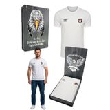 Beşiktaş Umbro Antrenman Beyaz Pamuklu T-Shirt UV KUTU HEDİYELİ