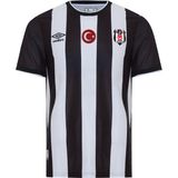 Beşiktaş Umbro Lisanslı Çubuklu Forma - 9 - 10 Yaş - Siyah - Beyaz