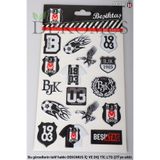 Beşiktaş x DEKOMUS LİSANSLI 3D ŞEKİLLİ ETİKET/STICKER