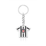 Beşiktaş x Dekomus Lisanslı Beşiktaş Çubuklu Forma Metal Anahtarlık "Dekomus Cep Defteri Hediyeli"