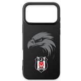 Beşiktaş x Dekomus Lisanslı Beşiktaş Iphone 17 Pro Kartal Arma Siyah Silikon Telefon Kılıfı "Dekomus Cep Defteri Hediyeli"