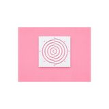 BESİNG Sashiko Spiral Daire Şablonu | Kumaş Çizim Kalıbı | Nakış & Patchwork Yardımcısı