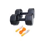 Besinistanbul 8 Kg Dambıl X 2 Adet = 16 Kg + SAYAÇLI ATLAMA İPİ SİYAH