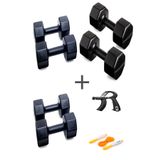 Besinistanbul PS SPOR 3 ÇİFT DAMBIL SET 1 KG + 3 KG +5 KG + AYARLANABİLİR SAYAÇLI EL YAYI VE ATLAMA İPİ