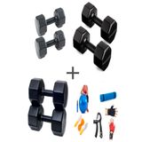 Besinistanbul PS SPOR 3 ÇİFT DAMBIL SET 2 KG + 4 KG + 6 KG + 5 ÇEŞİT EGZERSİZ SETİ