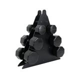Besinistanbul PS SPOR 3 ÇİFT DAMBIL SET 5KG + 7KG + 9KG + STAND SİYAH